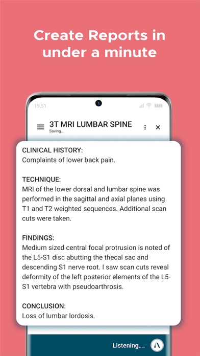 Augnito: Medical Dictation App Screenshot