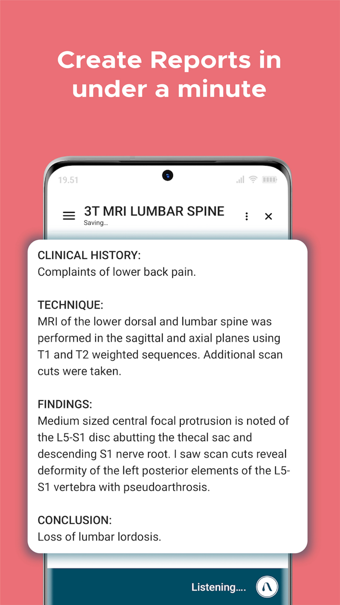 Augnito Medical Dictation App