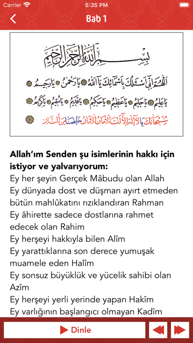 Cev?en-i Kebir Duas? Screenshot