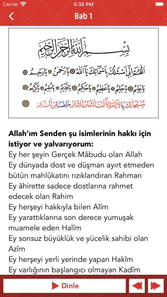 #2. Cevşen-i Kebir Duası (iOS) Podle: CODEIDA BILGISAYAR YAZILIMLARI LIMITED SIRKETI