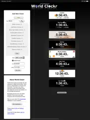 world clockr айпад изображения 2