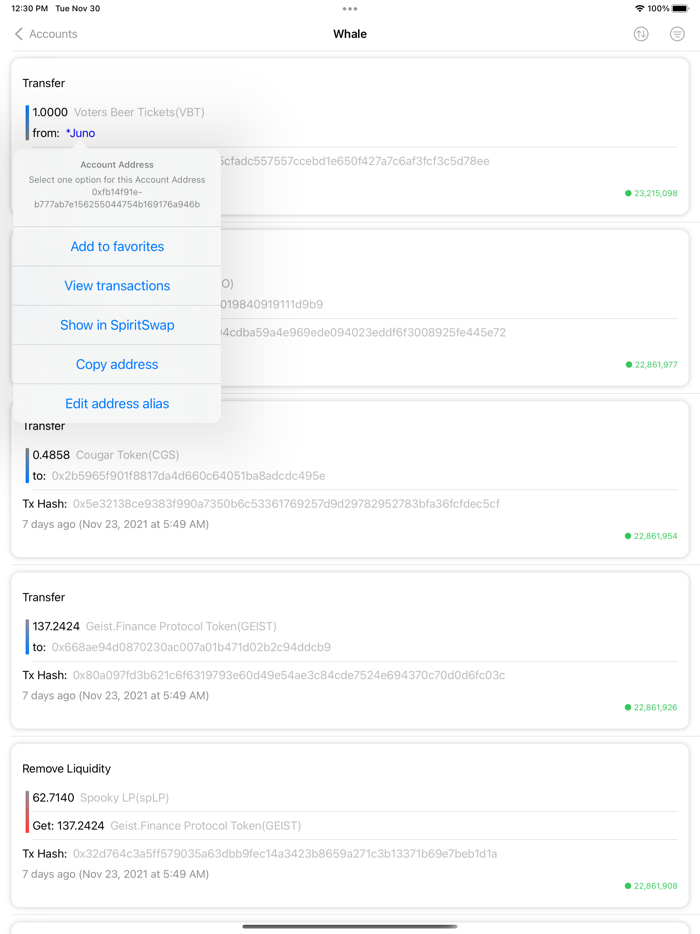 Fantom Blockchain Explorer