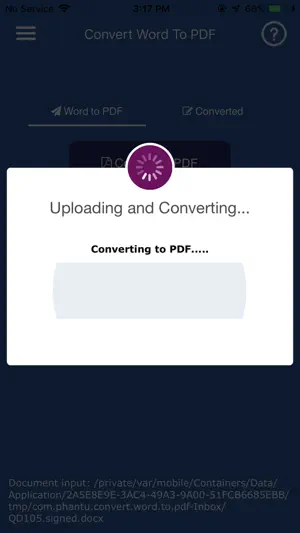 Convert DOC/DOCX to PDF screenshot 3