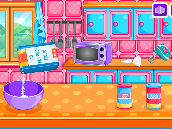 Baking black forest cake games