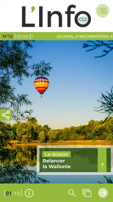 Screenshot #1 pour L'Info CSC
