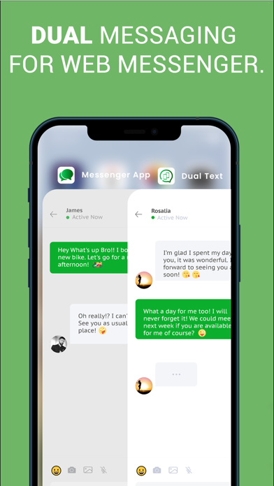 Dual Messenger for Web App Duo Screenshot