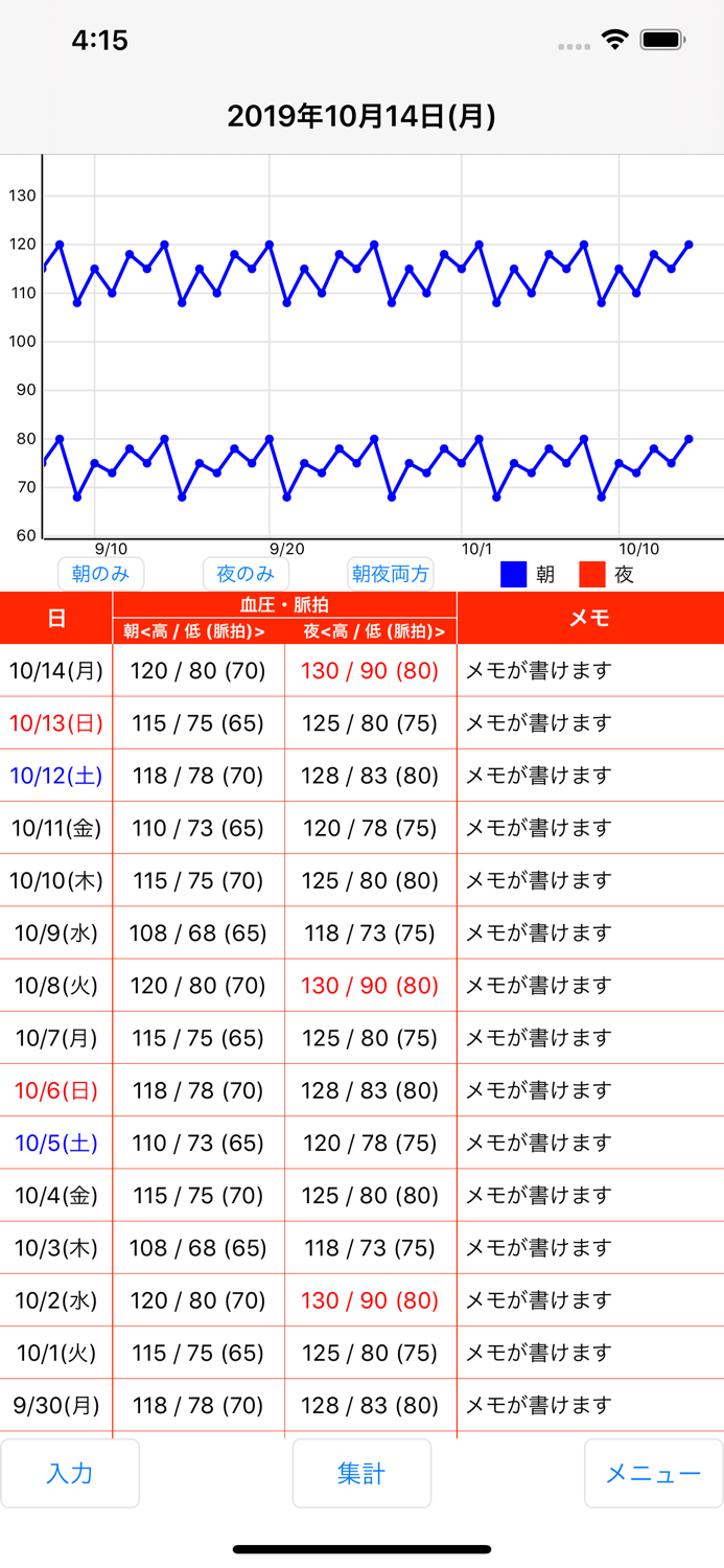 血圧手帳 - 毎日の血圧管理に