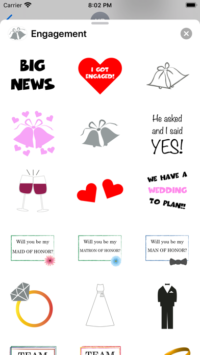 Engagement Sticker Packのおすすめ画像2