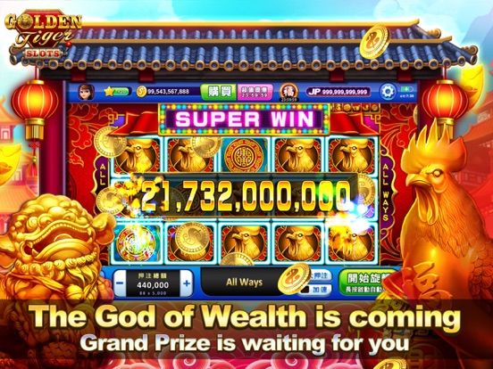 Golden Tiger Slots - Slot Game iPad app afbeelding 1