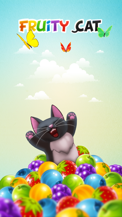 Fruity Cat Pop: bubble shooter Screenshot