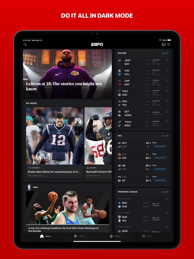 How to Watch Live Sports on ESPN Plus: Stream live soccer, MLB, NFL, NBA,  and more