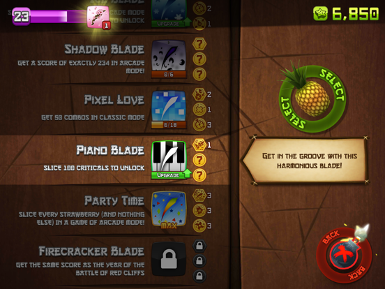 Fruit Ninja  BEST BLADES! 