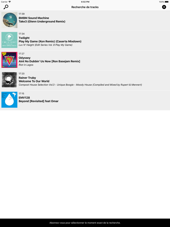 Radio Meuh iPad screenshot 4 - Music app