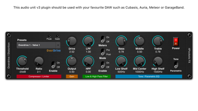 Screenshot #2 pour Overdrive AUv3 Plugin