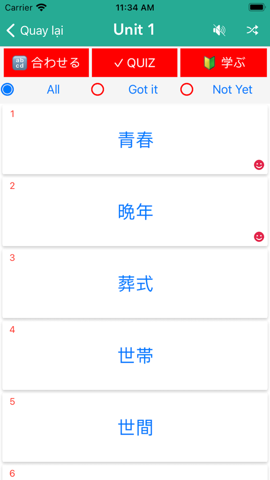 #4. JLPT Learn (N5-N1) (iOS) 由: Quang An Truong