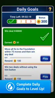freecell solitaire card game iphone screenshot 2
