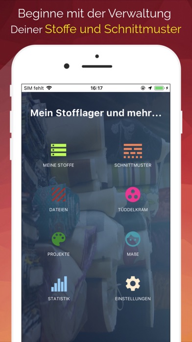 Stofflager und mehr... Screenshot