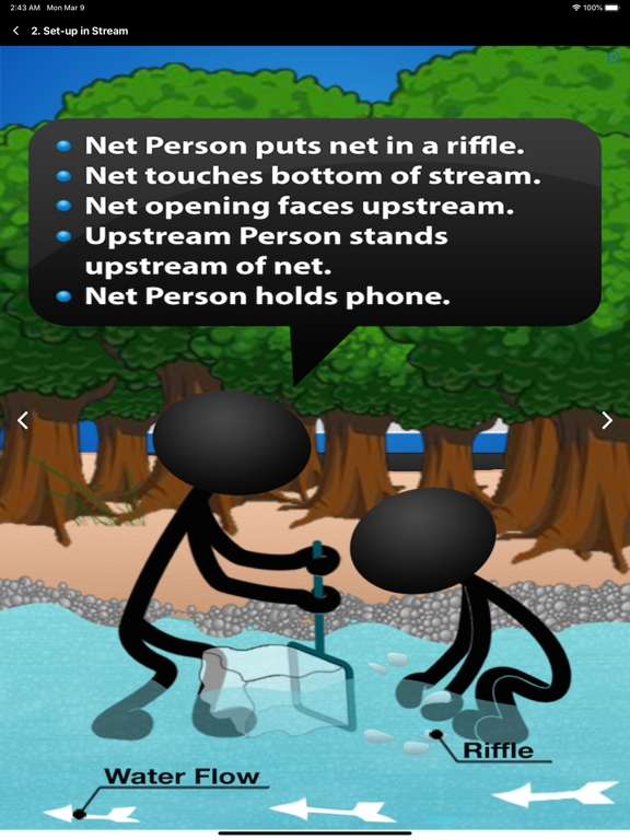 Creek Critters iPad screenshot 2 - Education app