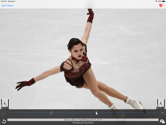 Video Frame Player iPad screenshot
