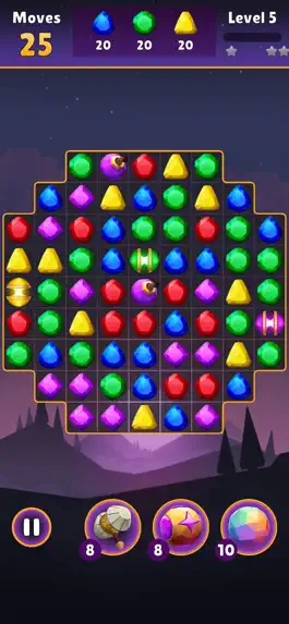 Game screenshot Jewel Quest - Magic Match3 apk