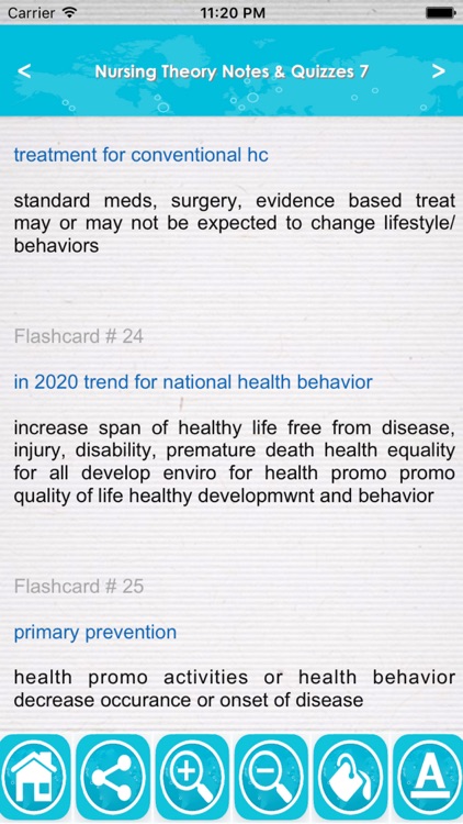 Nursing Theory Exam Review App