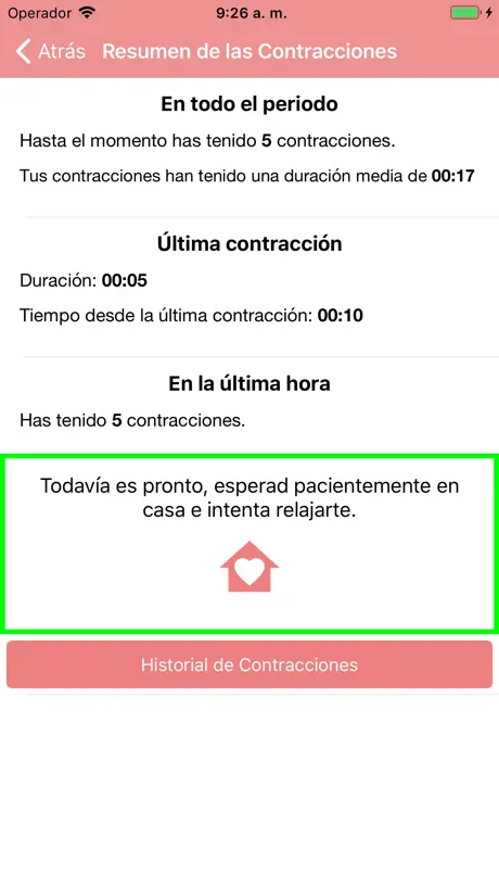 Contador de Contracciones