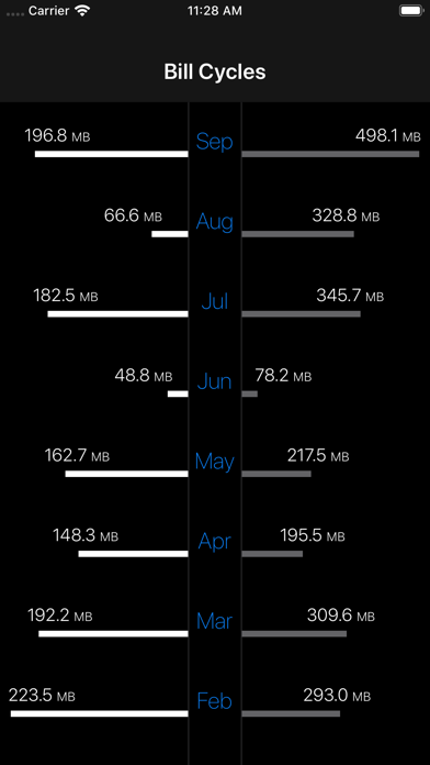 DataMan - Data Usage Widget Screenshot
