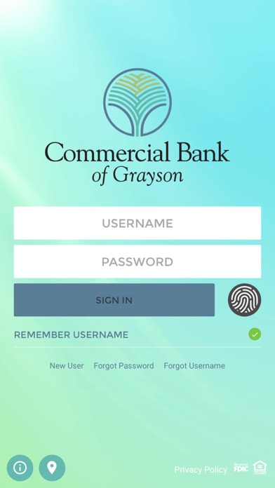 Commercial Bank of Grayson Screenshot