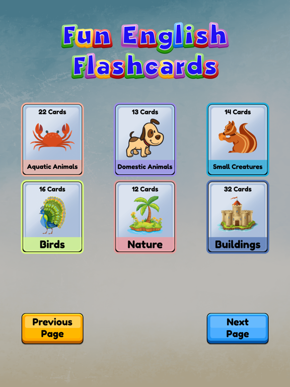 Screenshot #4 pour Fun English Flashcards Pro