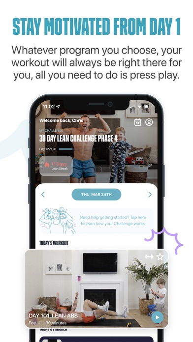 LEANSQUAD: At-Home Fitness App Screenshot