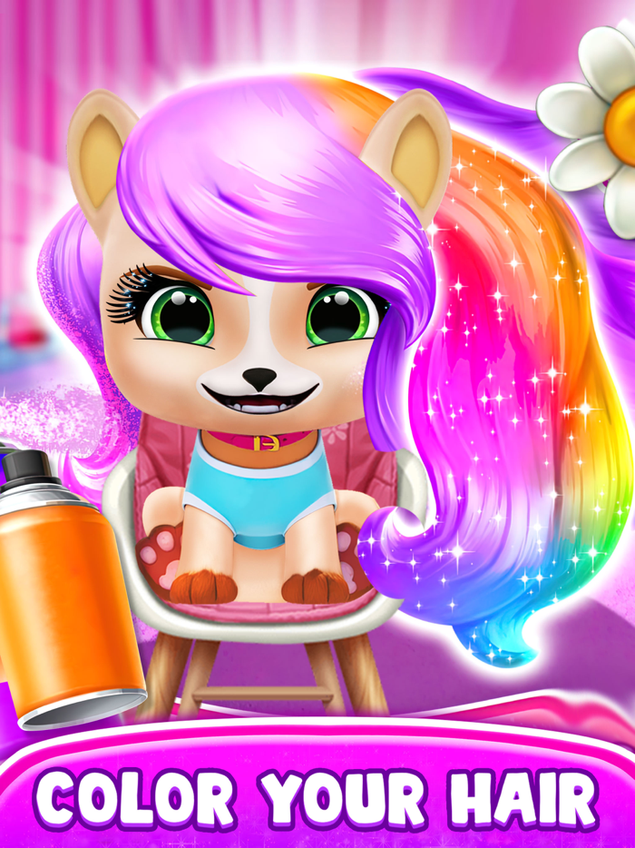 Cute Pet Salon Makeover Games