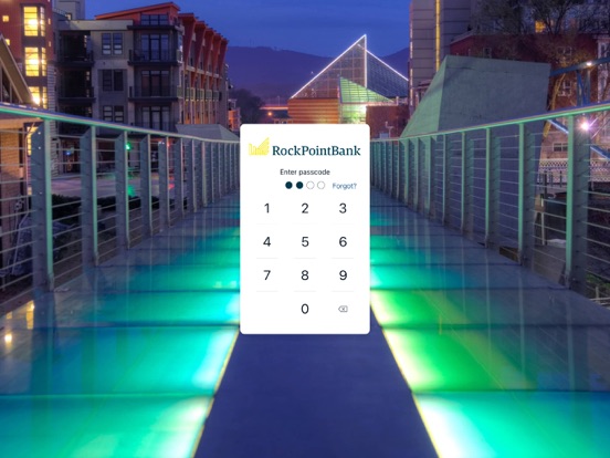 RockPointBank iPad screenshot 2 - Finance app