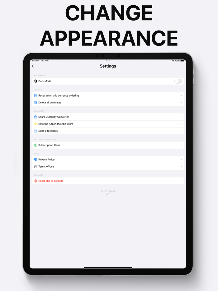 Currency Converter and Rates