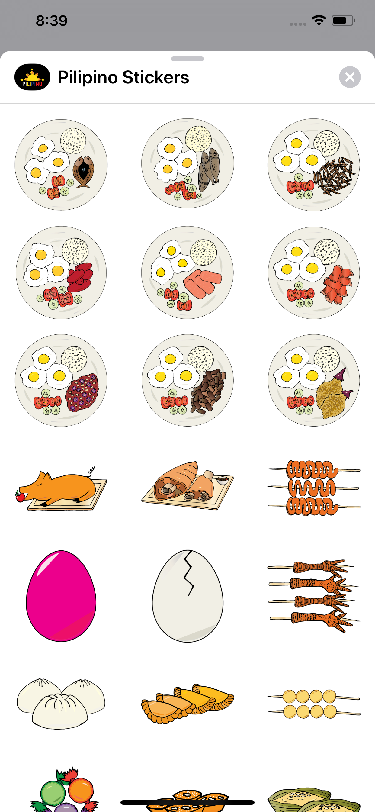 Pilipino Stickers screenshot 5