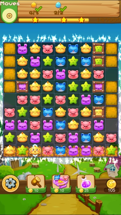 Screenshot #3 pour Animal Pop Fun - Match 3 Games