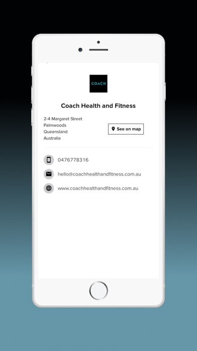 Coach Health & Fitness Screenshot