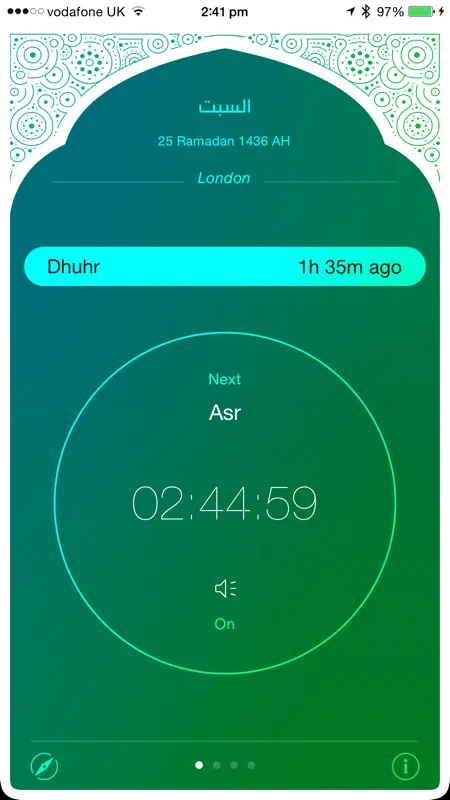 iPray: Adhan · Prayer · Qibla screenshot 1 of 5