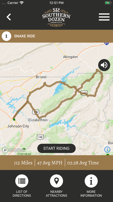 The Southern Dozen Rider Guide Screenshot