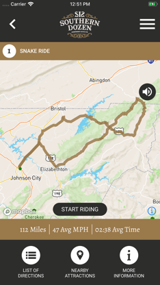 The Southern Dozen Rider Guide screenshot 3