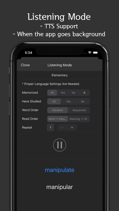 English Vocab (All Levels) Screenshot