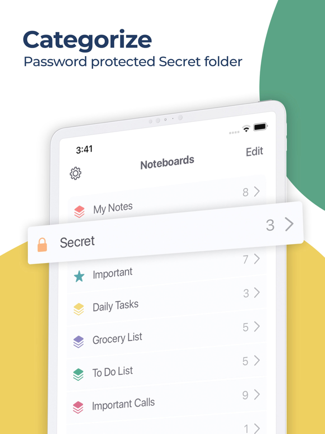 ‎Sticky Widget ToDo Notes App Screenshot