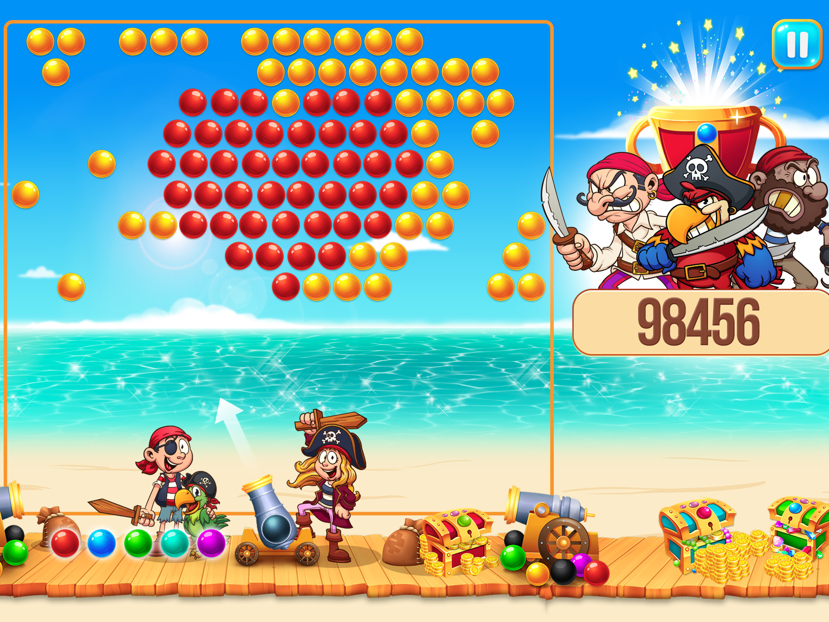 Bubble Pirate Shooter ! screenshot 7