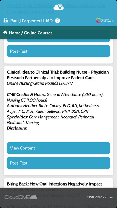 Screenshot 4 of CloudCME™ App