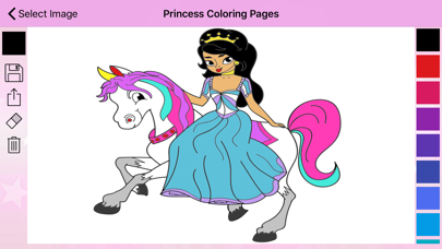 Screenshot #1 pour Coloriage Princesse