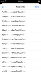 Pronounceable Password Gen. screenshot 2