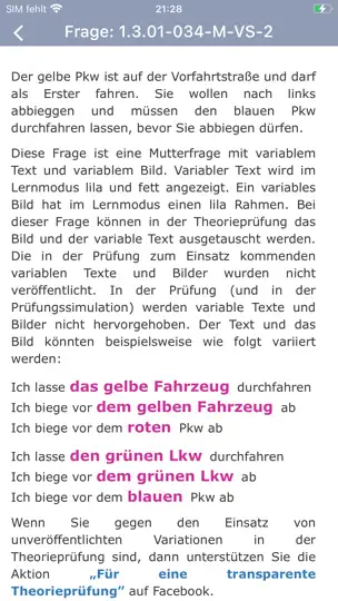 Screenshot von Fahrschule.de 2026 auf dem iPhone 3