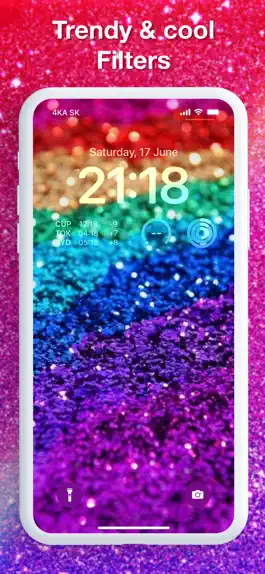 Game screenshot Girly Wallpaper Purple Blue 4K hack