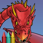 Download Dragon Attack Coloring Book app