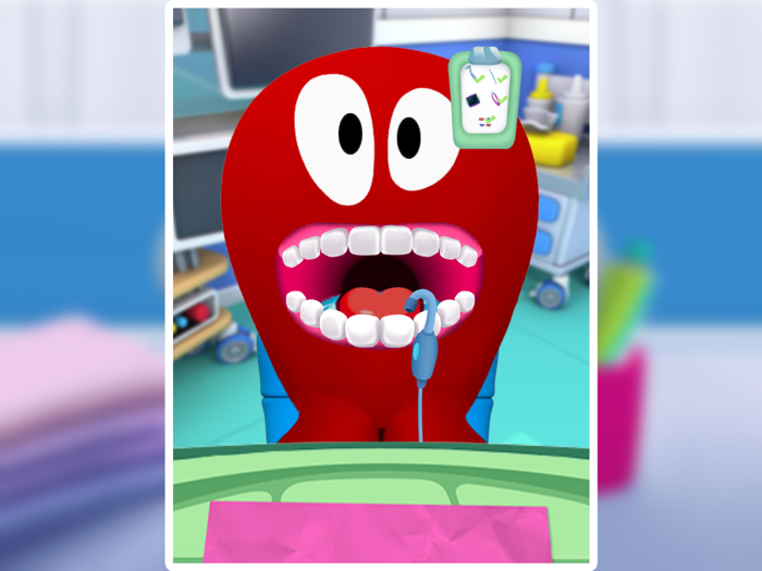 Pocoyo Dentist Care Teeth Sim