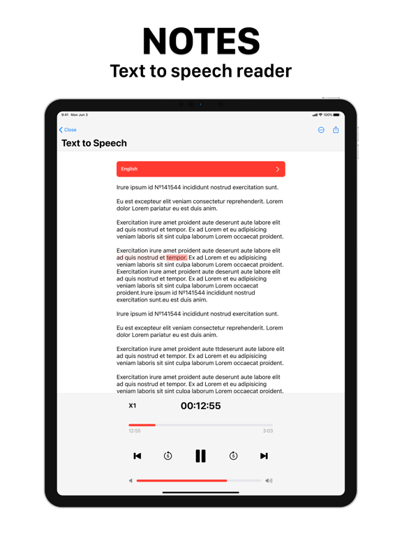 Voice Recorder & Memos iPad screenshot 4 - Productivity app